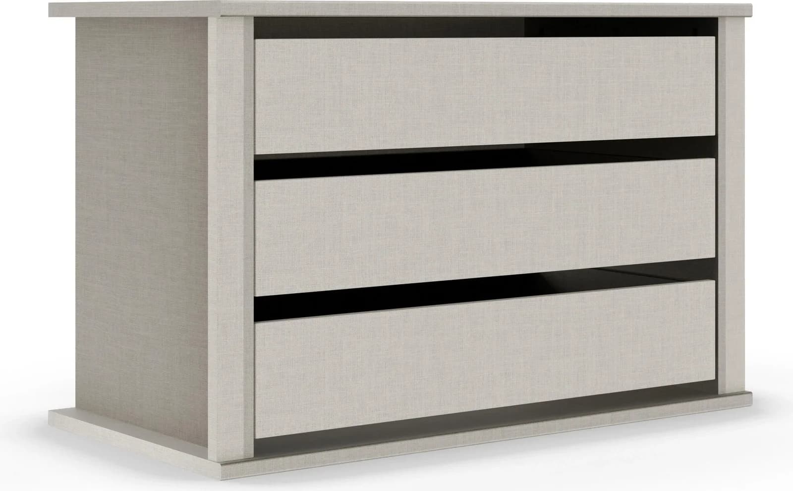 Schubladeneinsatz Henderson Beige Leinenoptik 3 Schubkästen - Bild 3