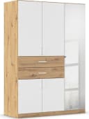 Rauch Maika Drehtürenschrank Weiß Eiche Artisan Bild 2