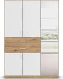 Rauch Maika Drehtürenschrank Weiß Eiche Artisan Bild 3