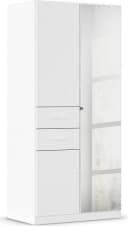 Rauch Maika Drehtürenschrank Weiß mit Schubladen Bild 2