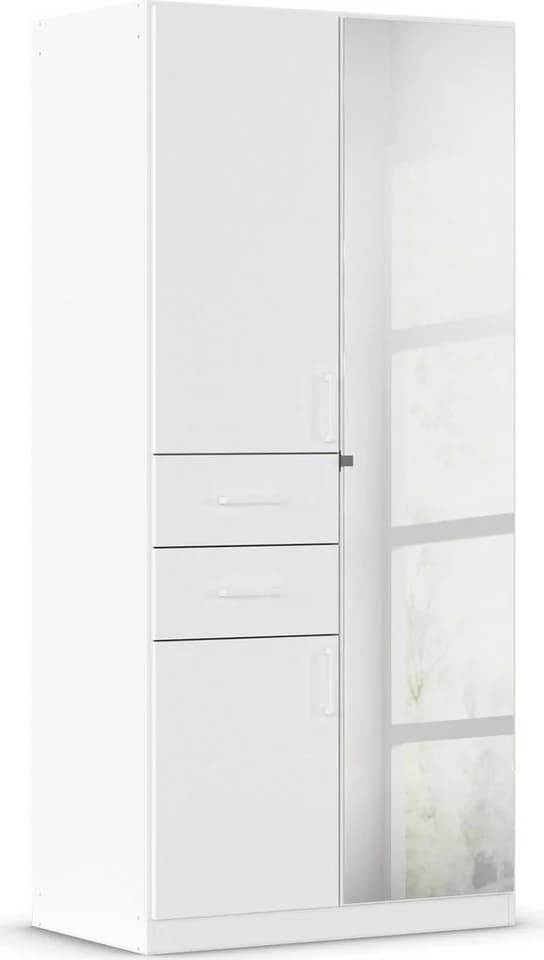 Rauch Maika Drehtürenschrank Weiß mit Schubladen - Bild 2