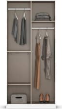 Rauch Maika Drehtürenschrank Weiß mit Schubladen Bild 4