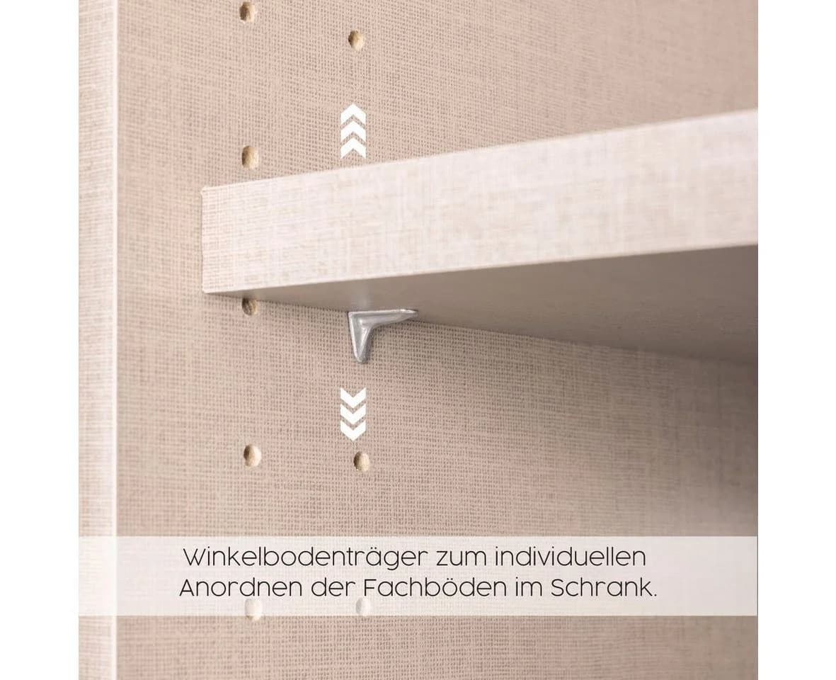 Rauch BLUE Kleiderschrank DAVOA Drehtürenschrank Weiß Eiche Artisan - Bild 5
