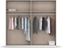 Schlafzimmer-Set RAUCH Monza Grau Bett 160x200 cm mit Schrank Bild 1