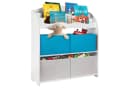 ONVAYA Kinder-Bücherregal Weiß mit Boxen Aufbewahrung Bild 2
