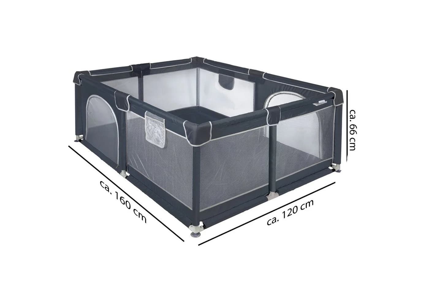 ONVAYA Laufgitter 120x160 cm mit Spielmatte