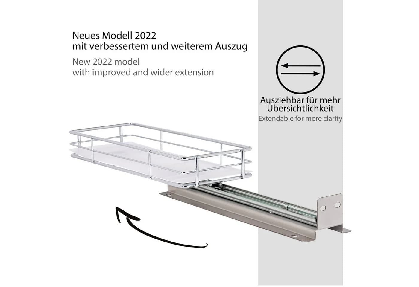 ONVAYA Gewürzregal Ausziehbar Edelstahl Organizer - Bild 3