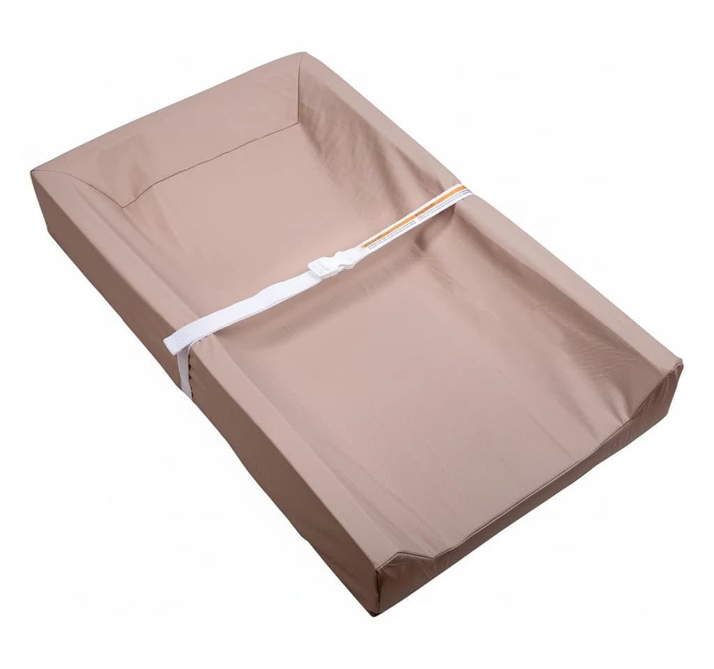 ONVAYA Wickelauflage wasserfest beige mit Sicherheitsgurt - Bild 2