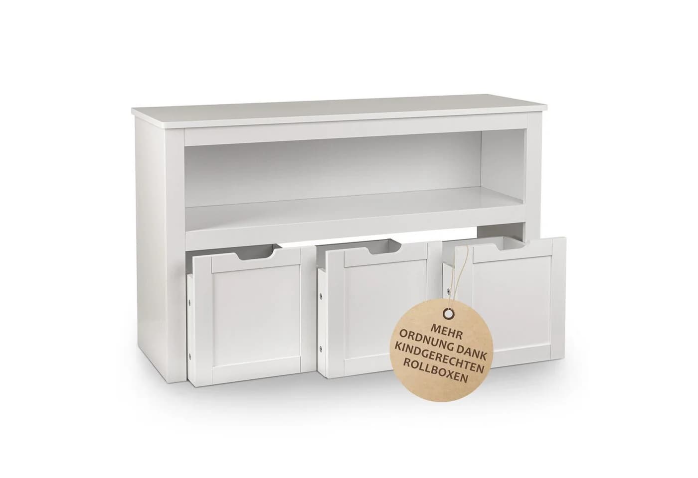 ONVAYA Sideboard mit Rollboxen Weiß - Bild 2