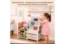 ONVAYA Kinderregal 4in1 Bücher- & Tonierregal Weiß Bild 3