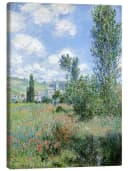Posterlounge Wandbild Weg durch die Mohnblumen Leinwandbild Bild 2