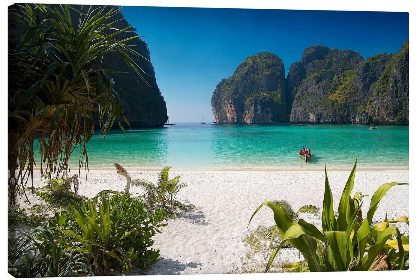 Posterlounge Leinwandbild Weißer Strand in Thailand Mayday74 - Bild 2