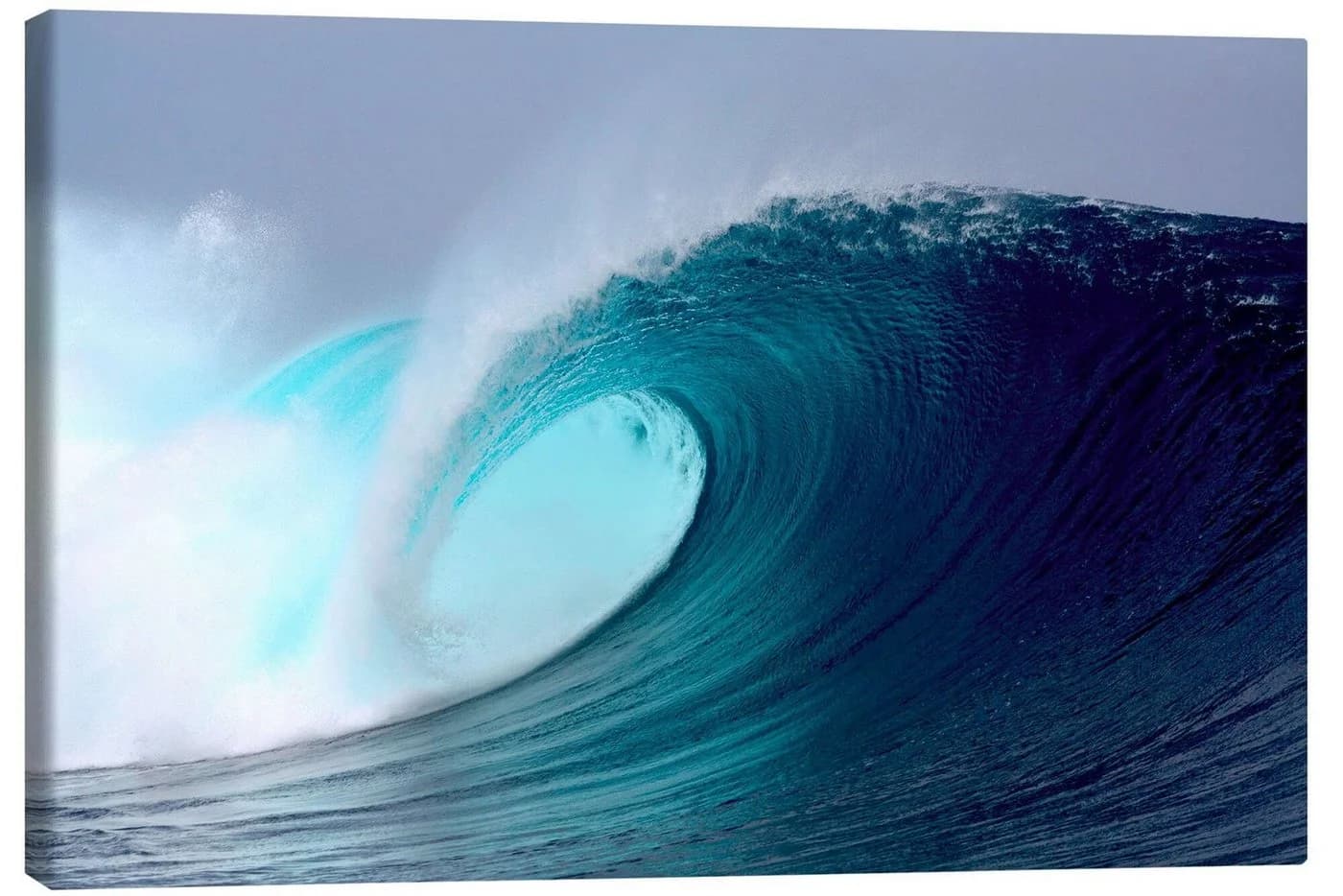 Posterlounge Leinwandbild Tropical blauen Welle surfen Paul Kennedy - Bild 2