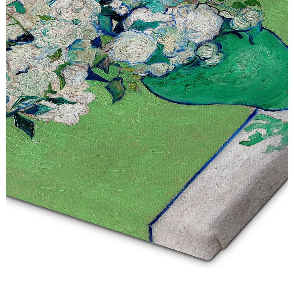 Posterlounge Leinwandbild Weiße Rosen Vincent van Gogh - Bild 3