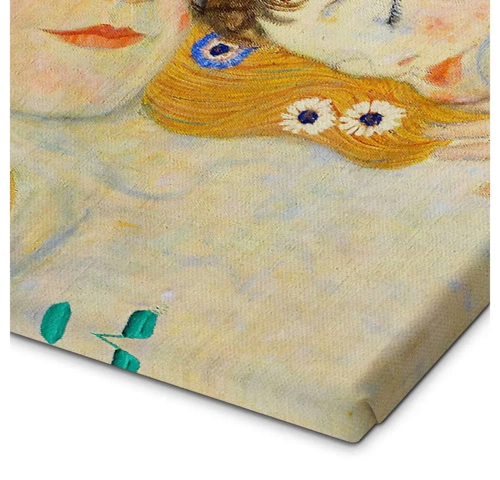 Posterlounge Wandbild Mutter und Kind (Detail) Gustav Klimt Leinwandbild - Bild 3