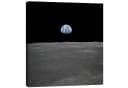 Posterlounge Leinwandbild Apollo 11 Aufgang der Erde über dem Mond NASA Bild 2