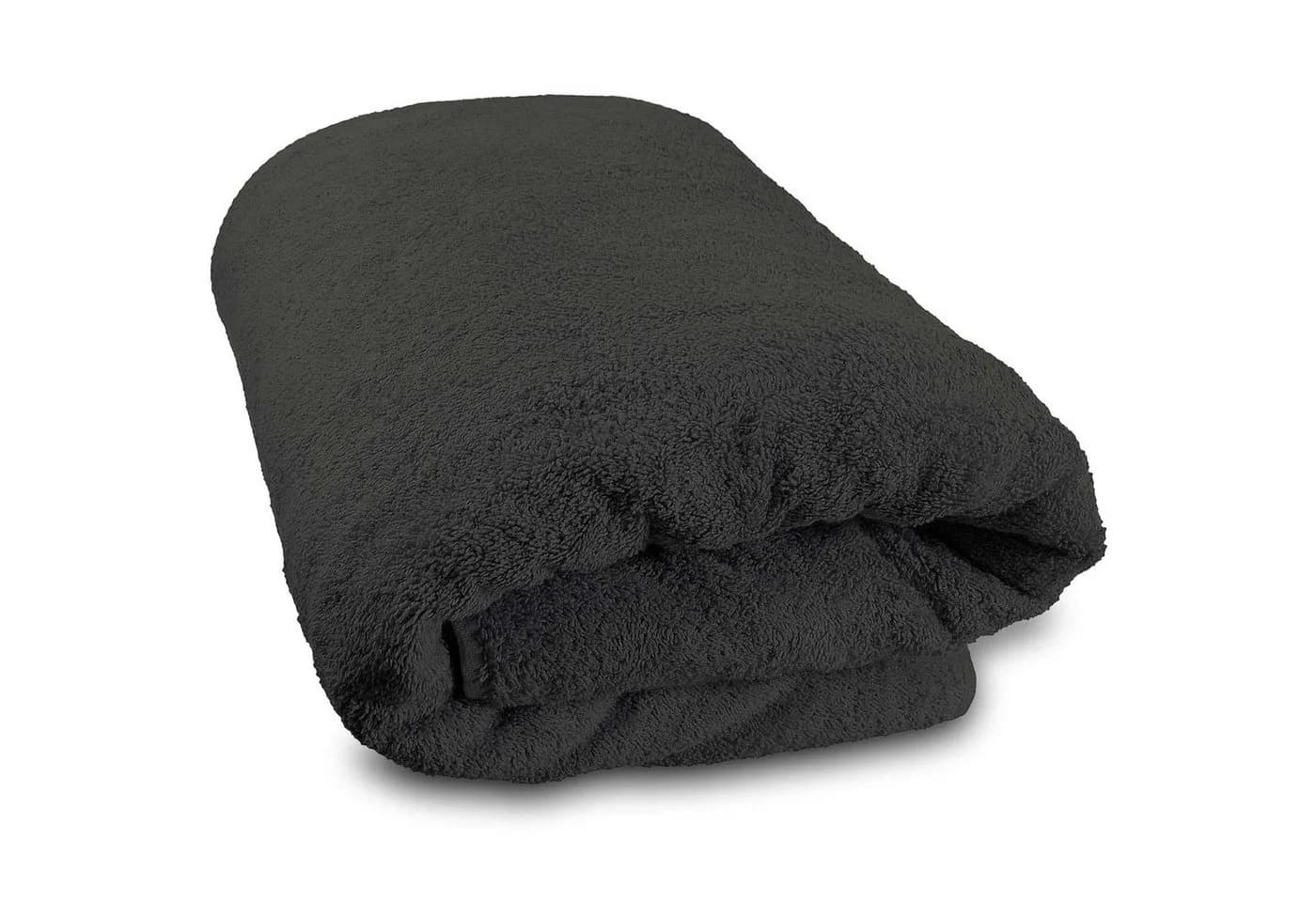 Lanudo Saunahandtuch Pure Line Dunkelgrau 100% Baumwolle