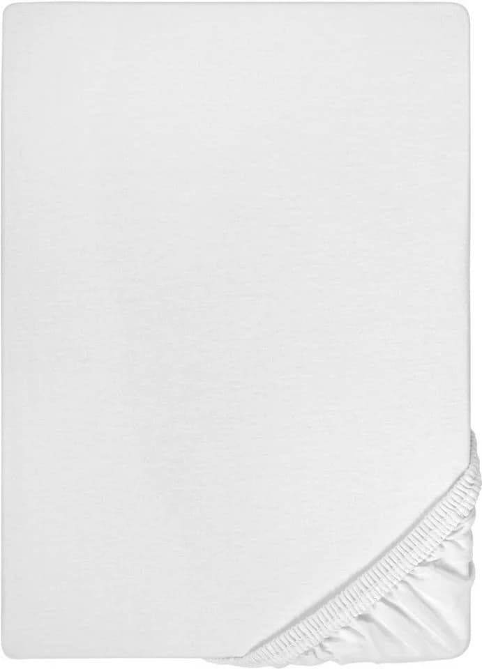 Boxspringbezug Jersey Weiss Baumwolle 95% 5% Elasthan - Bild 2