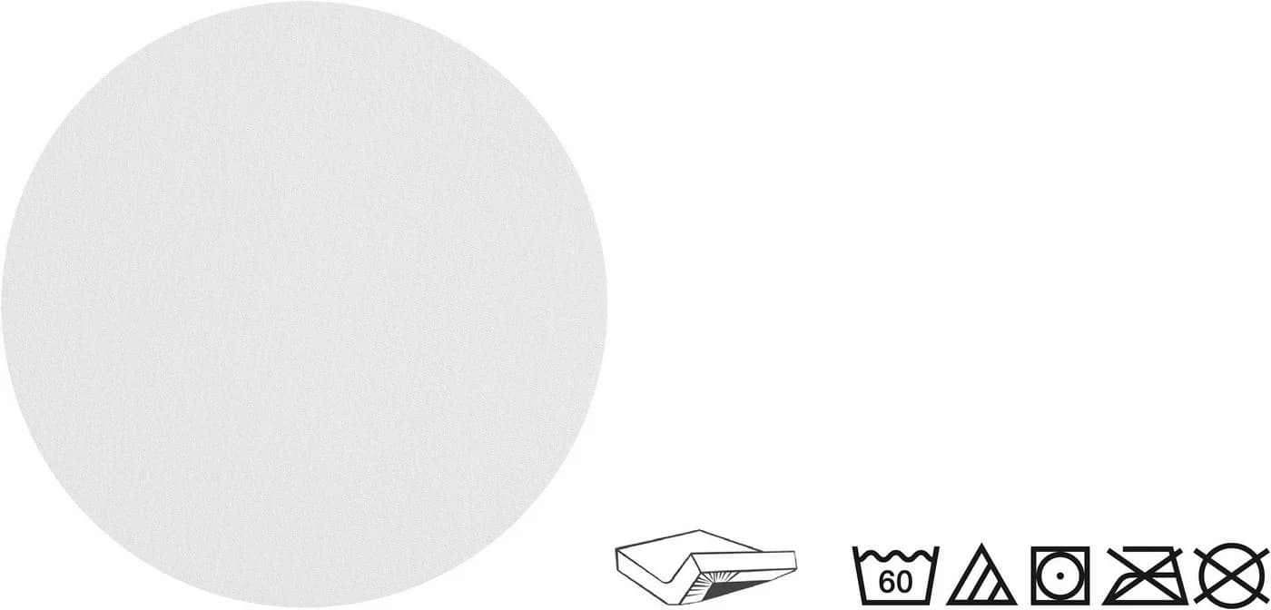 Boxspringbezug Jersey Weiss Baumwolle 95% 5% Elasthan - Bild 5