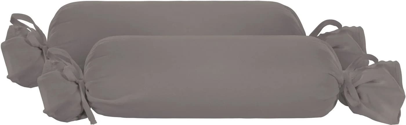 Biberna Nackenrollenbezug Michi 2 Stück Jersey Grau Feinjersey - Bild 3