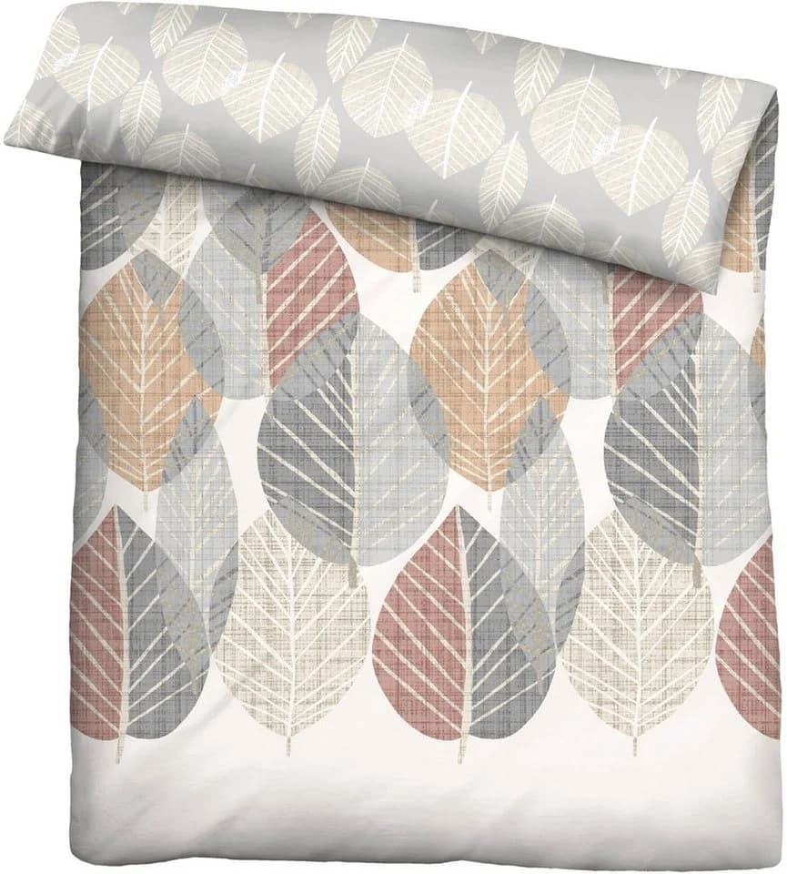 Biberna Wendebettwäsche Kerim Beige Feinbiber 135x200cm - Bild 5