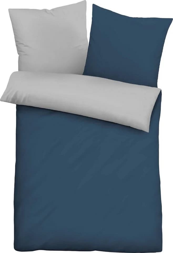 Castell Wendebettwäsche Microfaser-Satin Marine 2-teilig - Bild 2