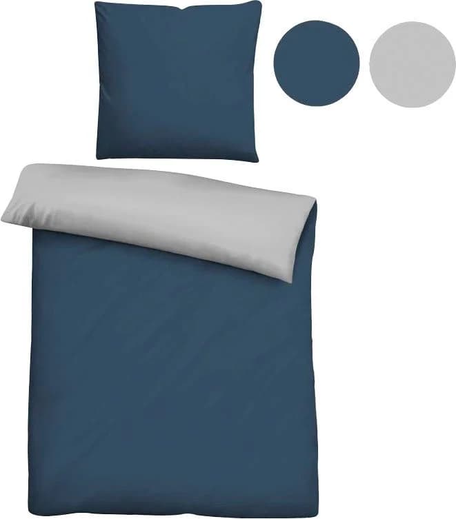 Castell Wendebettwäsche Microfaser-Satin Marine 2-teilig - Bild 3