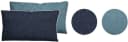 BIBERNA Kissenbezug Hermal Flanell Wendekissenbezug Blau Bild 5