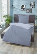 Biberna Wendebettwäsche Helena Mako-Satin 2-teilig Blau/Bunt Bild 1