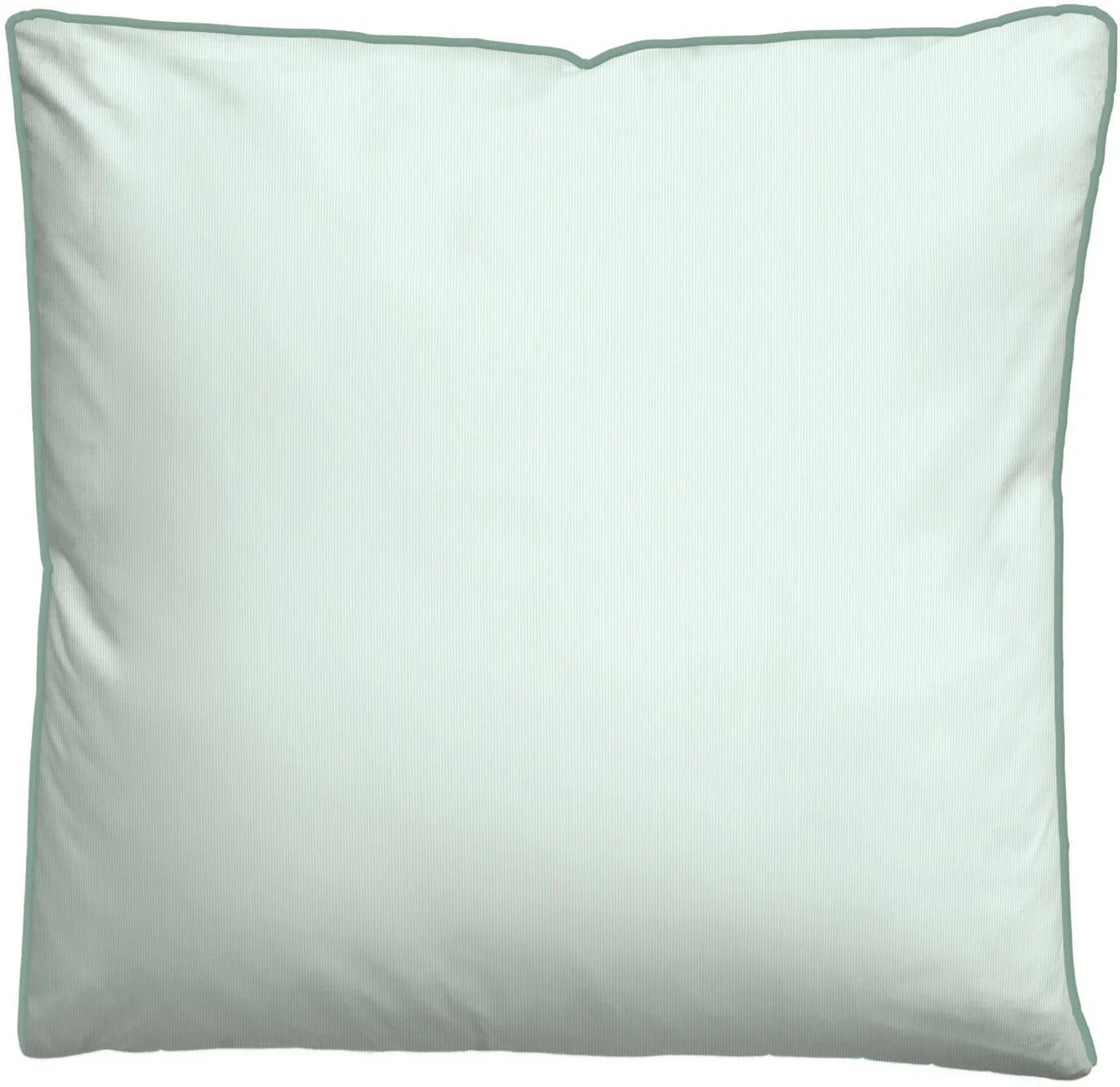 Biberna Mako-Satin Bettwäsche Feine Streifen Salbei - Bild 5