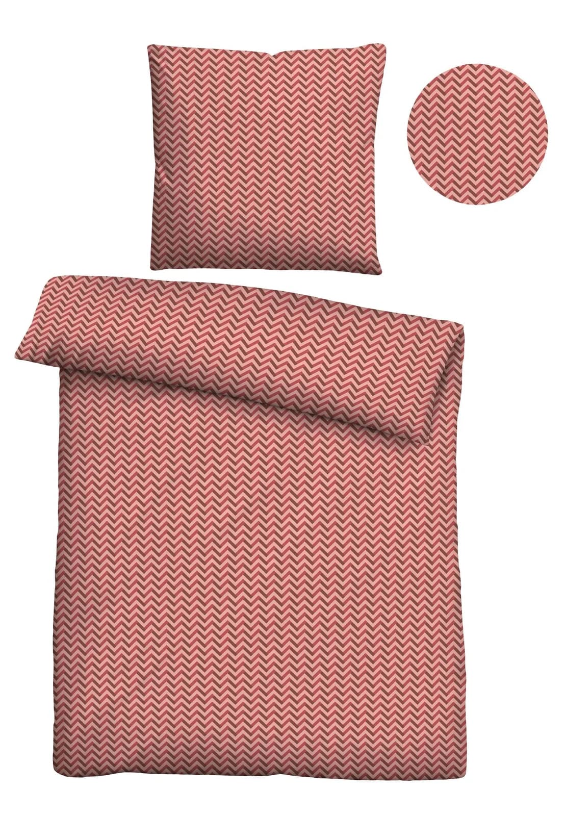 Castell Bettwäsche Jersey Gold Fischgrät 100% Baumwolle