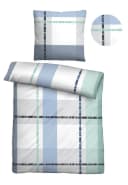 Castell Bettwäsche 0260746 Eisblau Kariert Polyester Bild 2