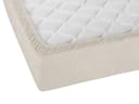 Biberna Spannbettlaken Hermal Flanell Beige 100% Baumwolle Bild 4