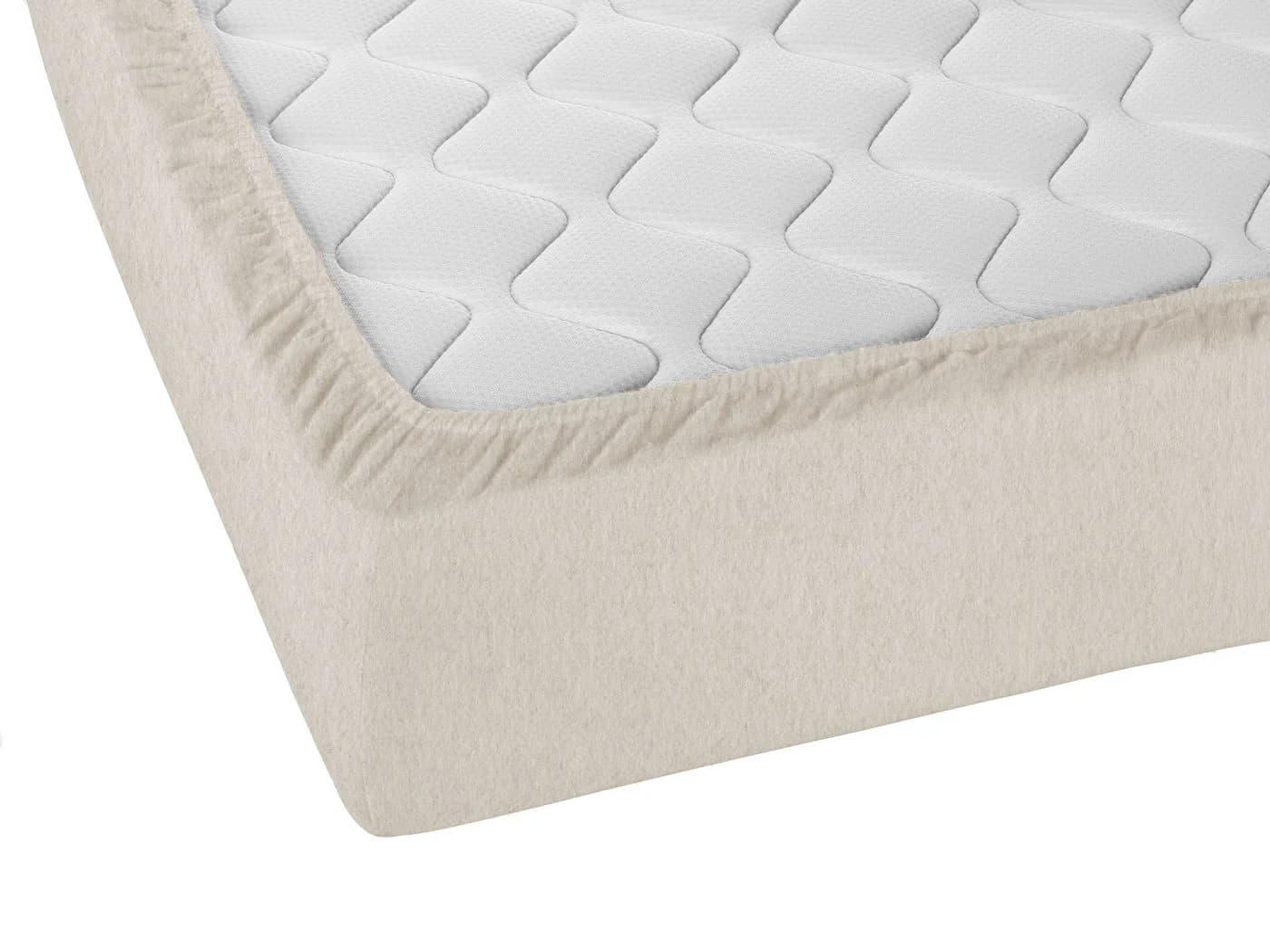 Biberna Spannbettlaken Hermal Flanell Beige 100% Baumwolle - Bild 4