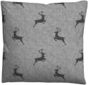 Biberna Wendebettwäsche Satin Grau Hirsch-Motiv 2-tlg. Bild 5