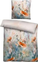 Biberna Mako-Satin Bettwäsche Set Gold 135x200 cm Bild 2