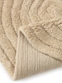 benuta Badematte Nia Oval Beige 100% Baumwolle Handgeknüpft Bild 4