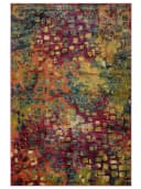 benuta Teppich Casa Retro Multicolor Kunstfaser Bild 1