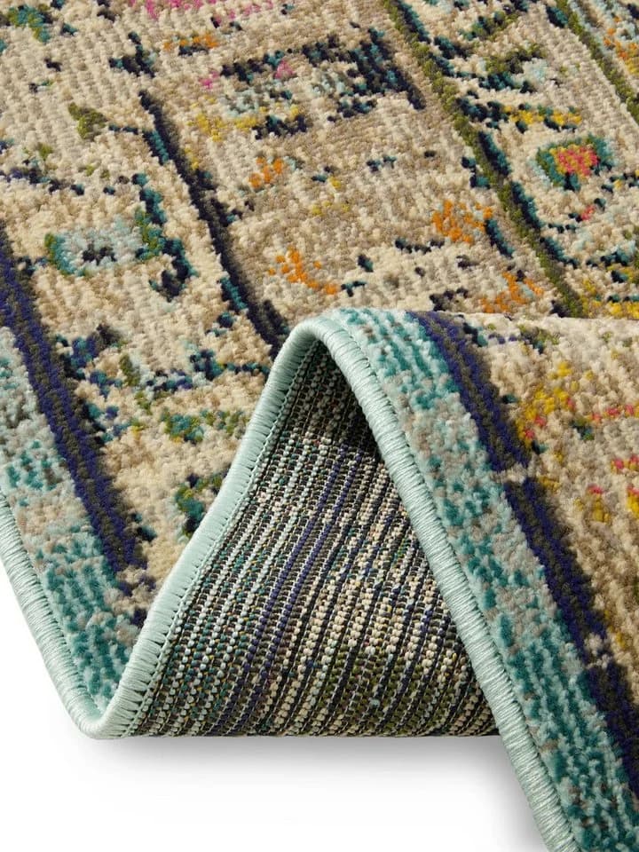 benuta Teppich Casa Bunt Rechteckig Retro - Bild 4