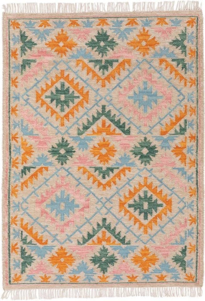 benuta Teppich Zohra Kelim Ethno-Style Wolle Beige/Bunt - Bild 2