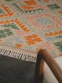 benuta Teppich Zohra Kelim Ethno-Style Wolle Beige/Bunt Bild 3