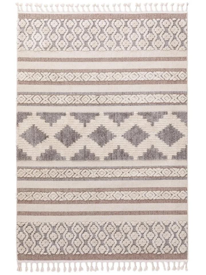 benuta Teppich Oyo Rechteckig 11 mm Boho Weich