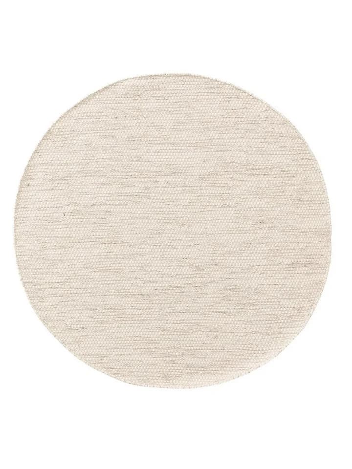 benuta Wollteppich Rocco rund 5 mm Kunstfaser