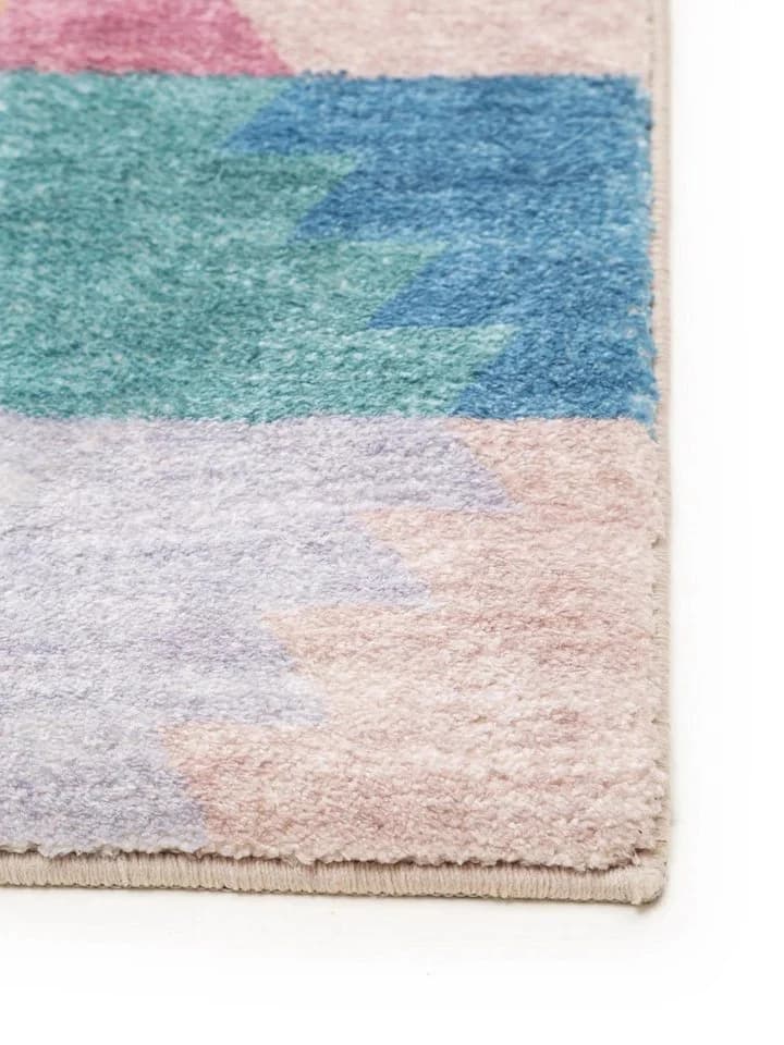 benuta Teppich Mara Bunt Rosa Rechteckig Kunstfaser - Bild 4