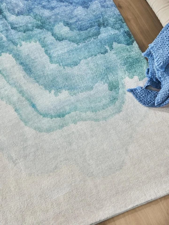 benuta Teppich Mara Ethno-Style Blau Kunstfaser - Bild 3