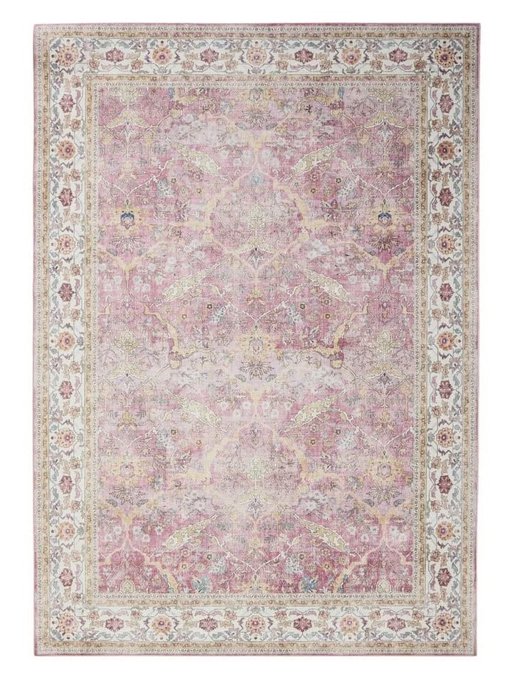 benuta Teppich Laury rosa rechteckig Kunstfaser Berber Ethno-Style