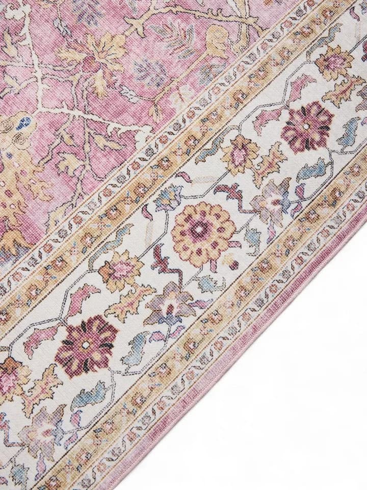 benuta Teppich Laury rosa rechteckig Kunstfaser Berber Ethno-Style - Bild 5