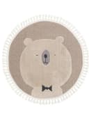 benuta Kinderteppich Momo Rund Beige Ethno-Style Bild 1
