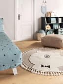 benuta Kinderteppich Momo Rund Beige Ethno-Style Bild 2