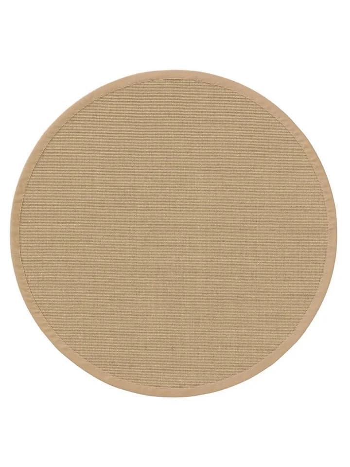 benuta Sisalteppich Sana Rund Weiß 100% Sisal